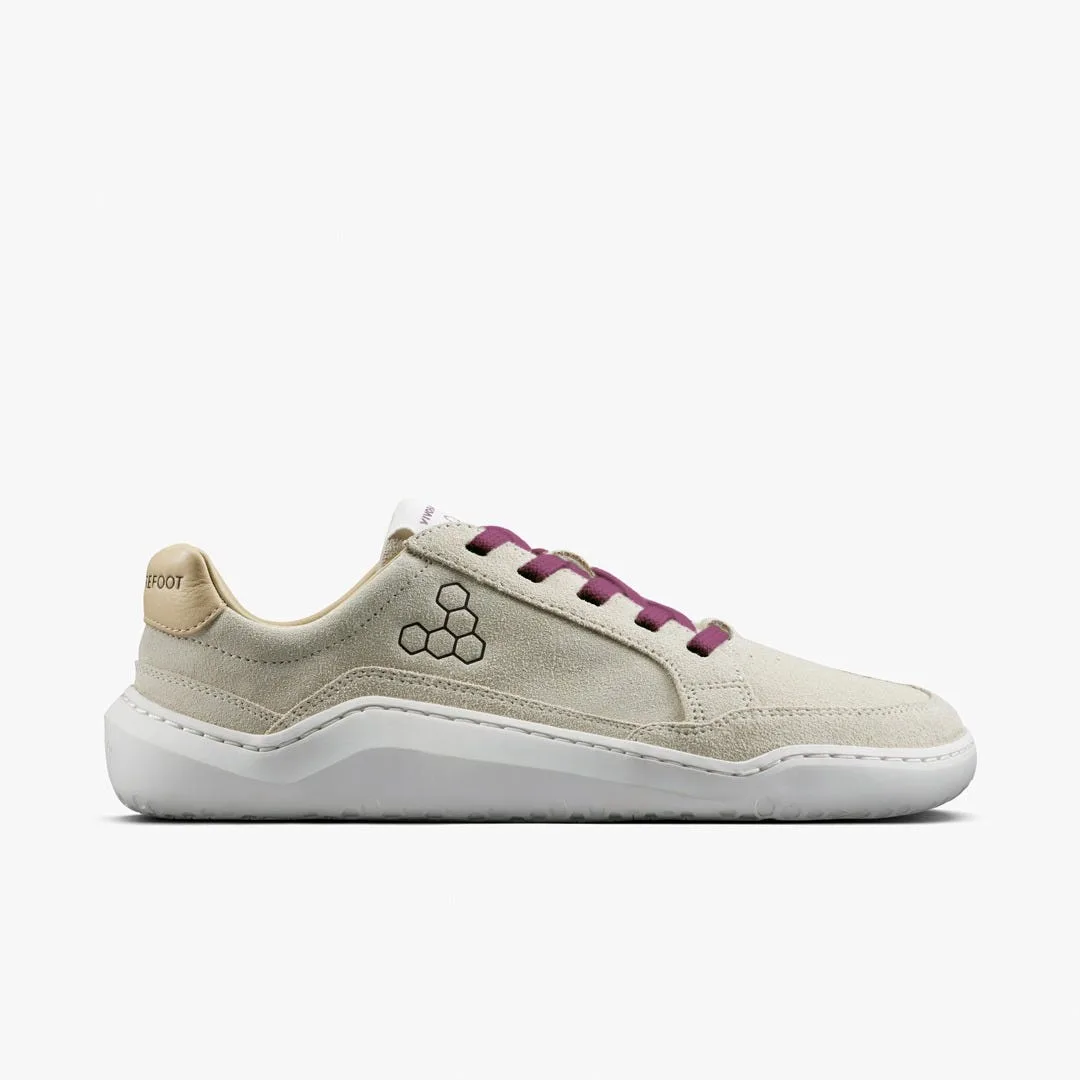 Кроссовки Vivobarefoot Gobi III Sneaker Leather — мужская модель, песочный с бордовым