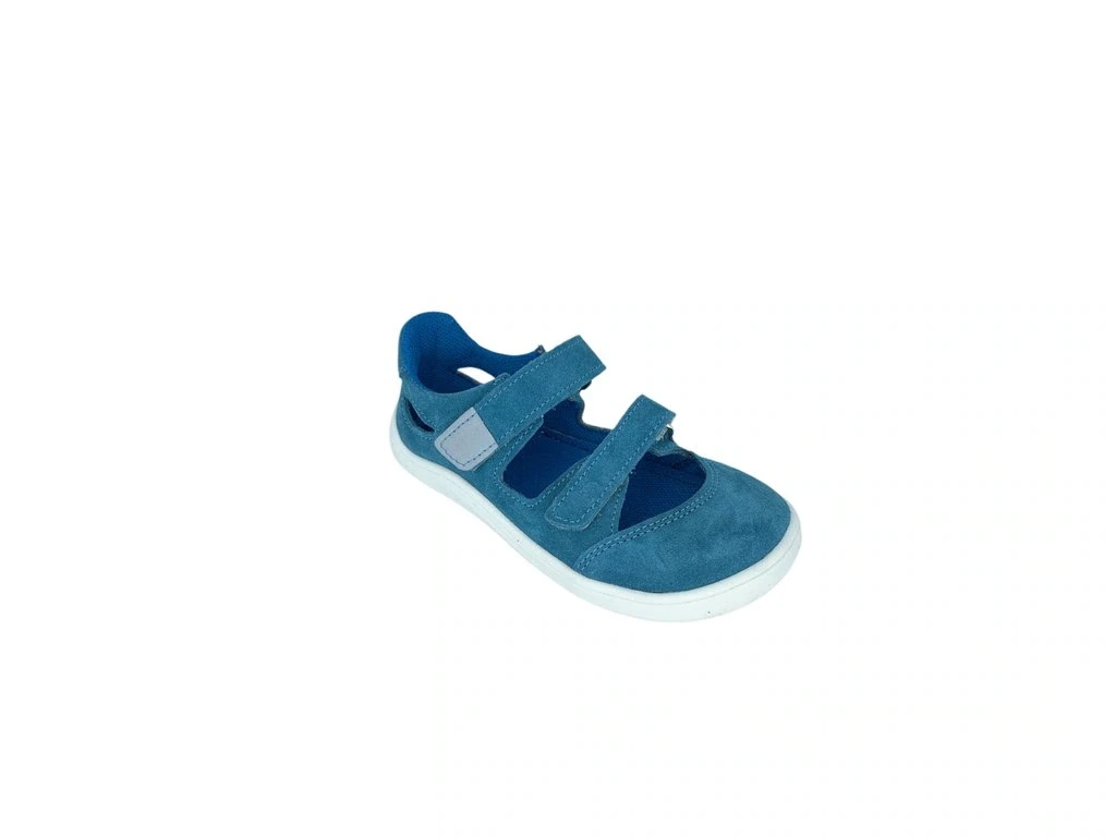 Сандалии Baby Bare Febo Joy — синий, зелёный (детские), фото 3
