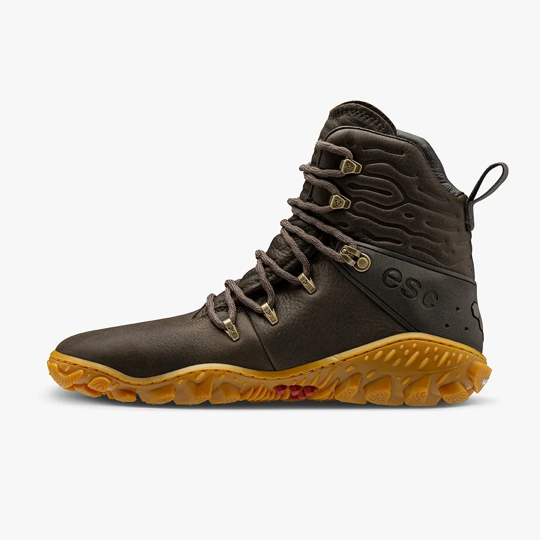 Ботинки Vivobarefoot Tracker Forest Esc — мужская модель, лесной зелёный с коричневым, фото 3