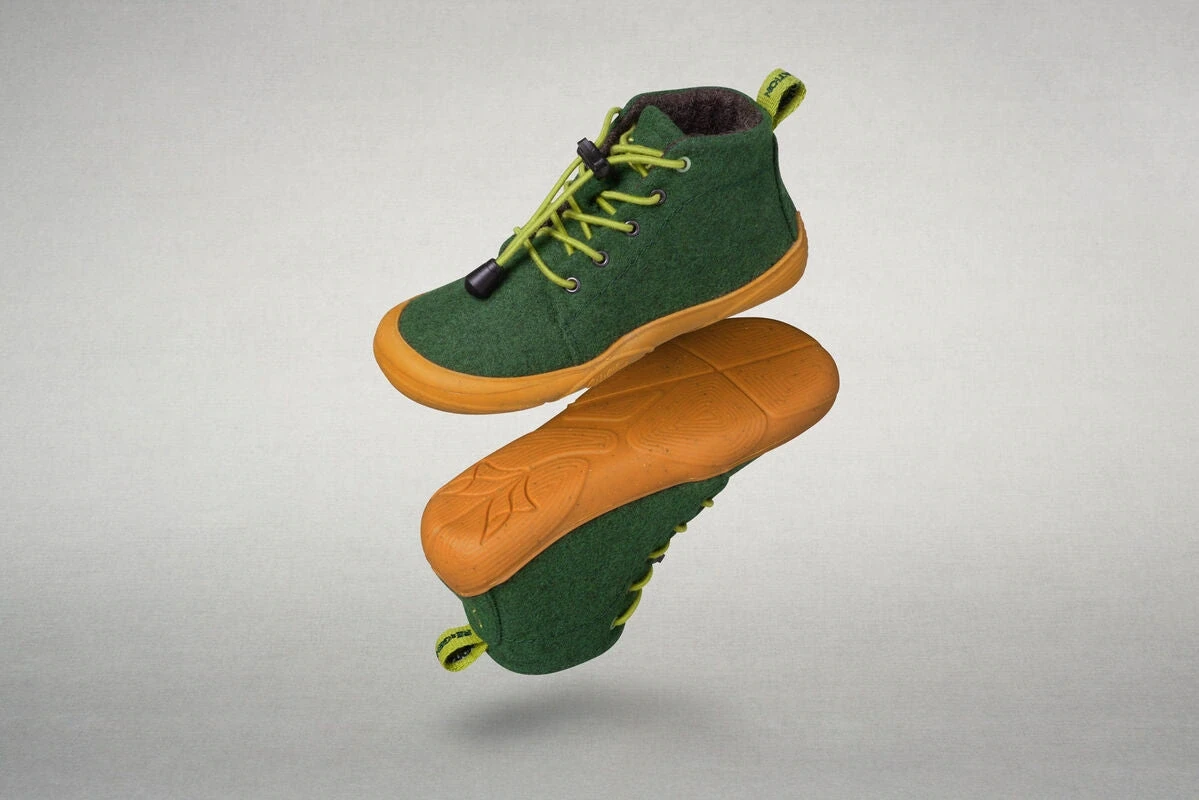 Босоногие ботинки Wildling Atento для детей — зелёный