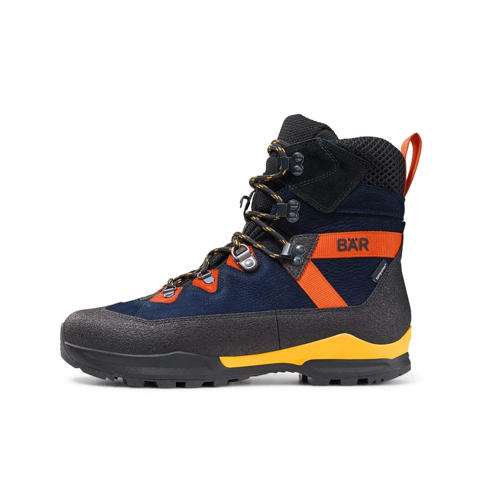 Ботинки BÄR Bergkomfort WP — тёмно-синий / оранжевый, фото 2