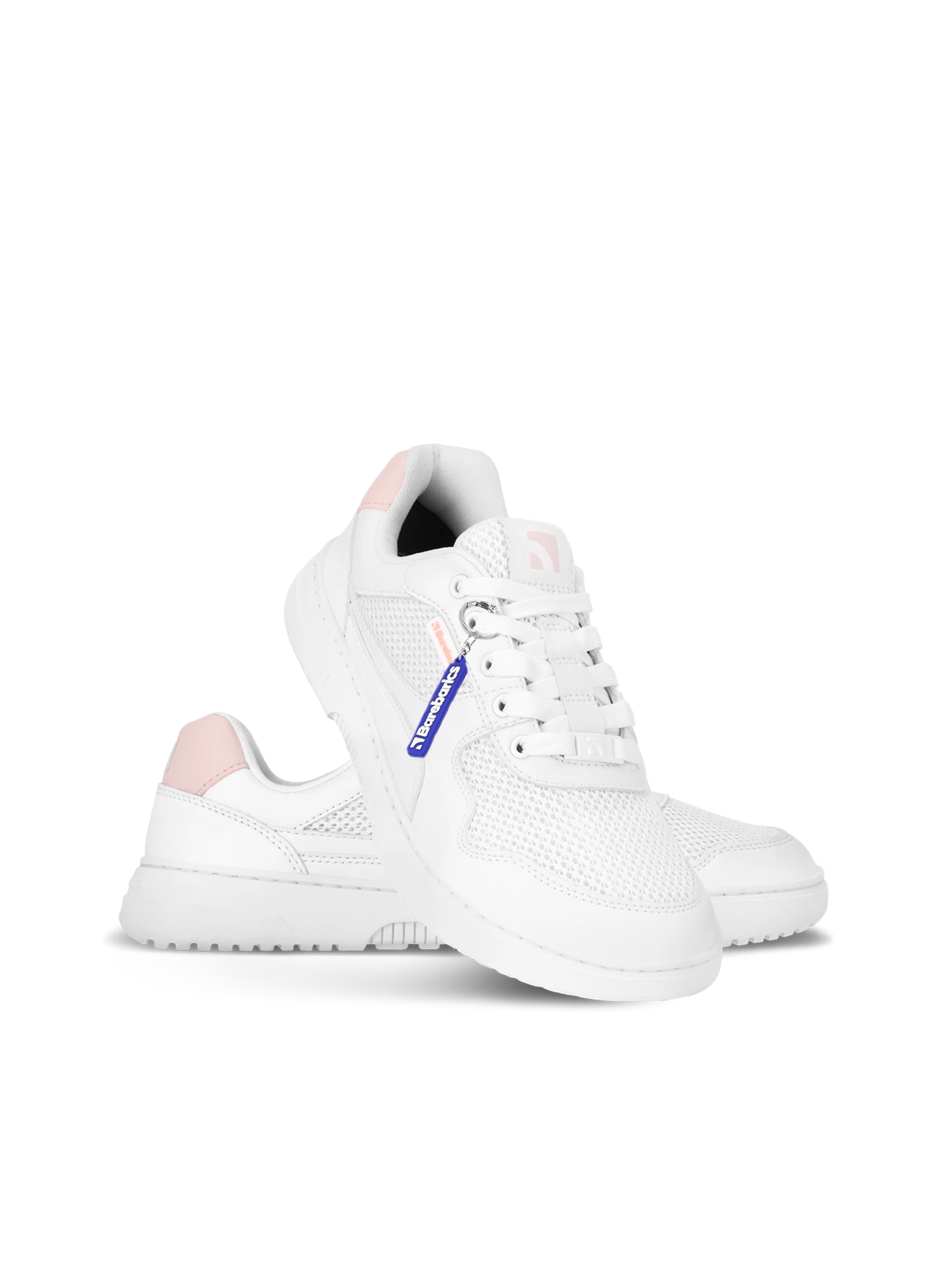 Босоногие кроссовки Barebarics Zing - Fresh - белый и кораллово-розовый, фото 11