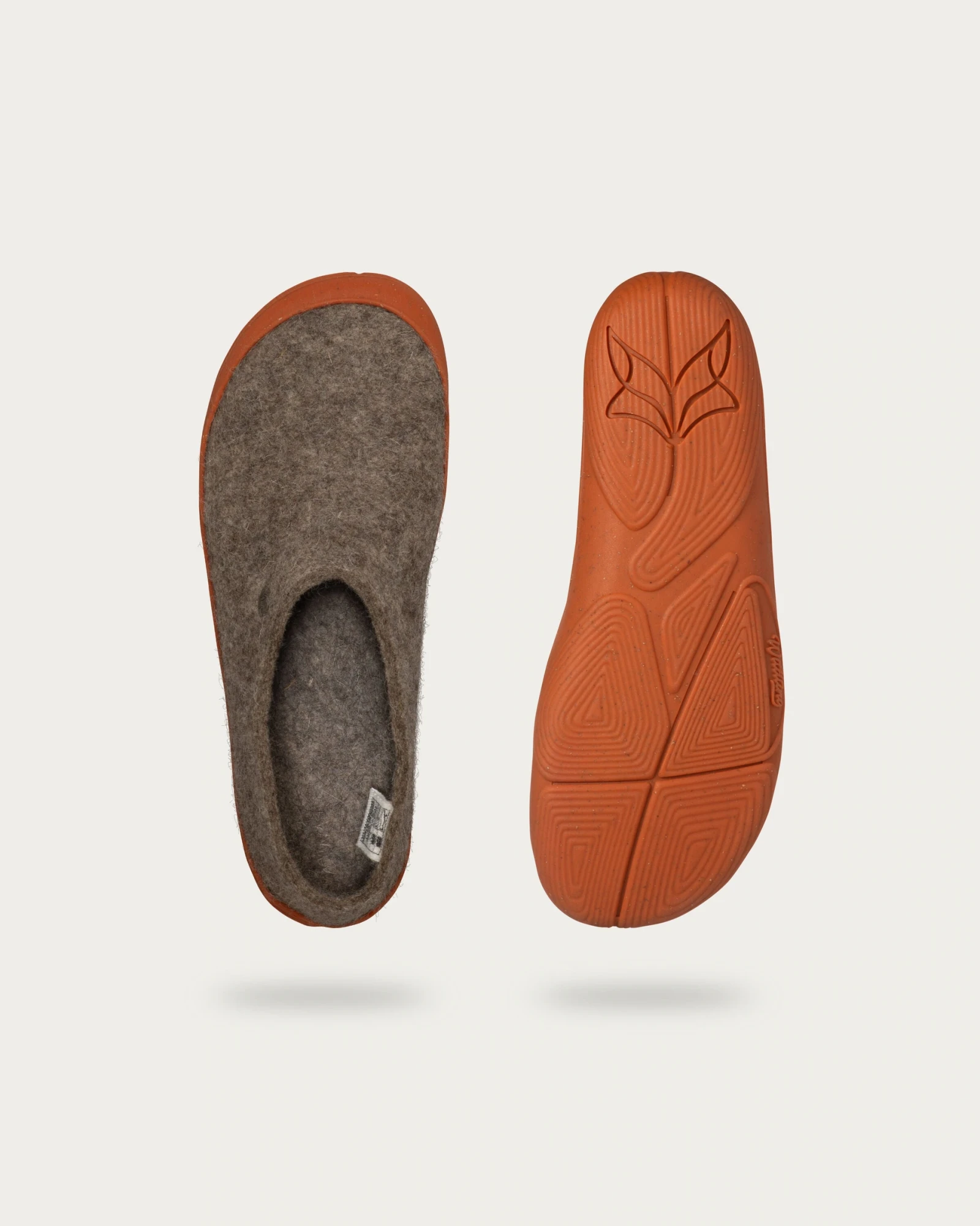 Босоногие тапочки Wildling Slinka sten — коричневый, серый, оранжевый, фото 6