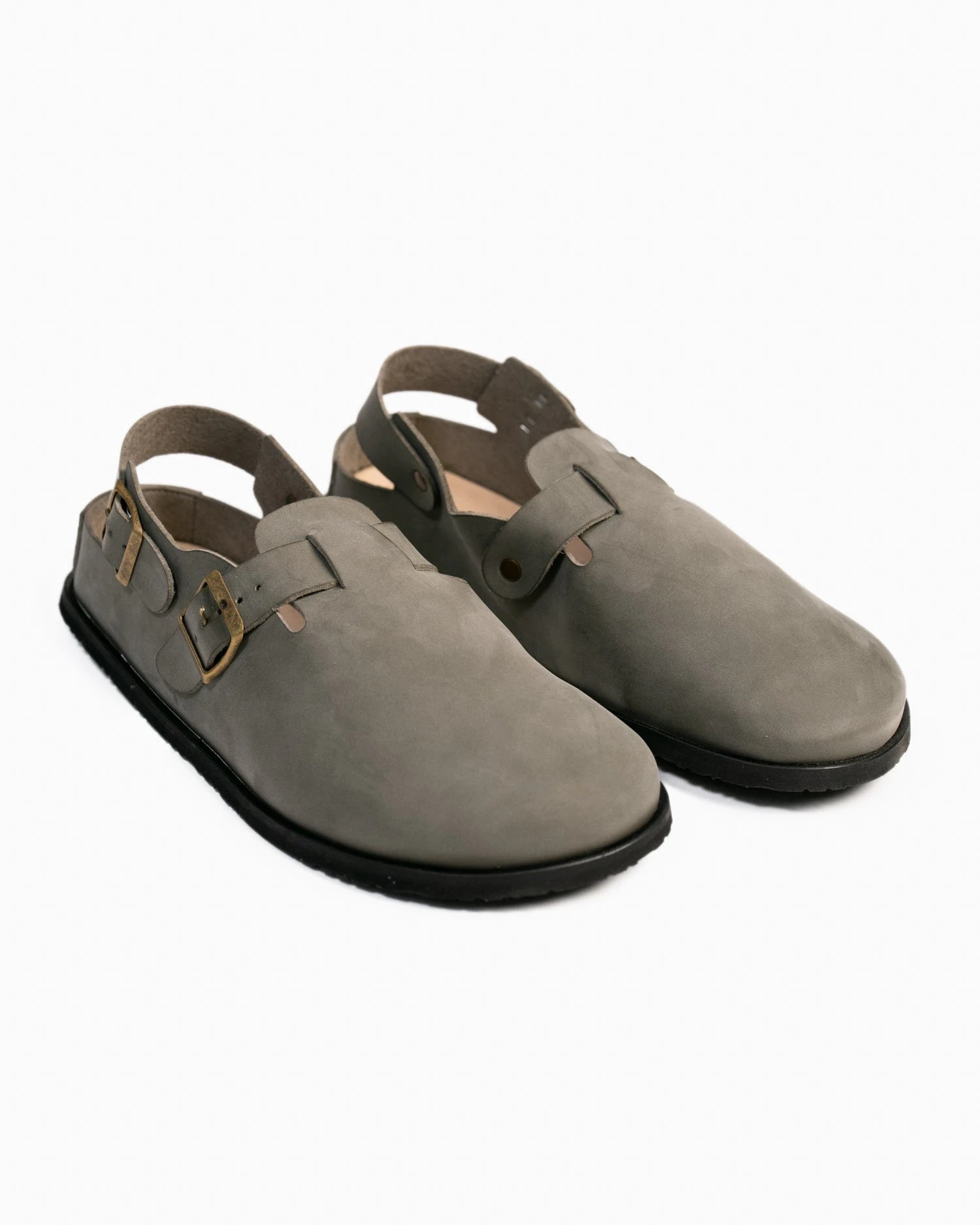 Босоногие сабо Brambas Koben — цвета мха, фото 3