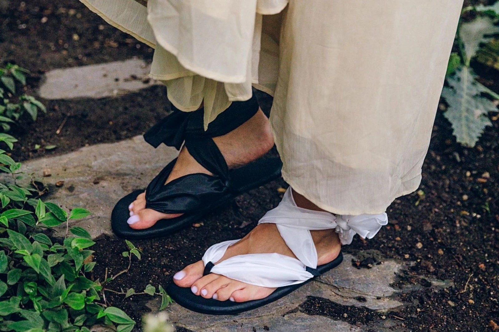 Сандалии Ahinsa с завязками Barefoot — чёрный, фото 15