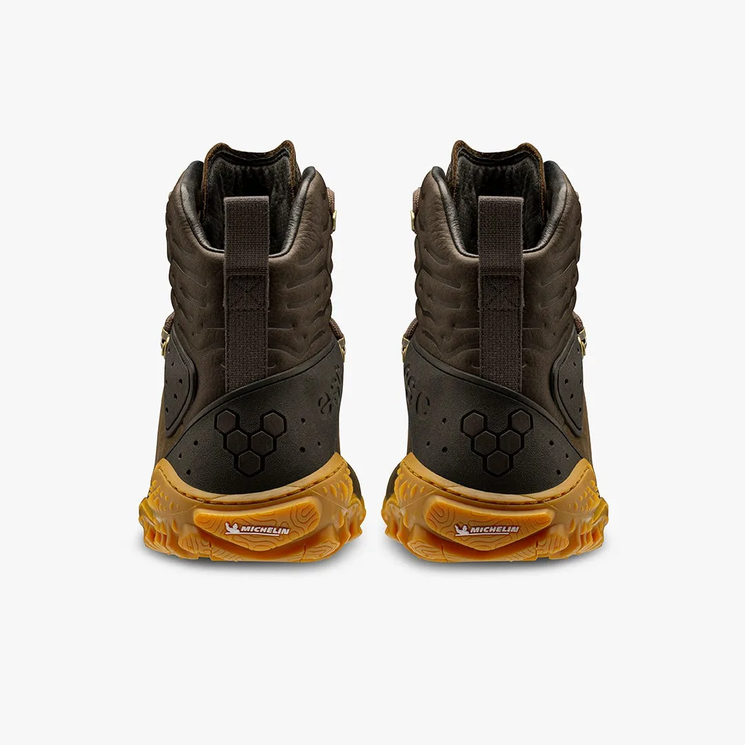Ботинки Vivobarefoot Tracker Forest Esc — мужская модель, лесной зелёный с коричневым, фото 4